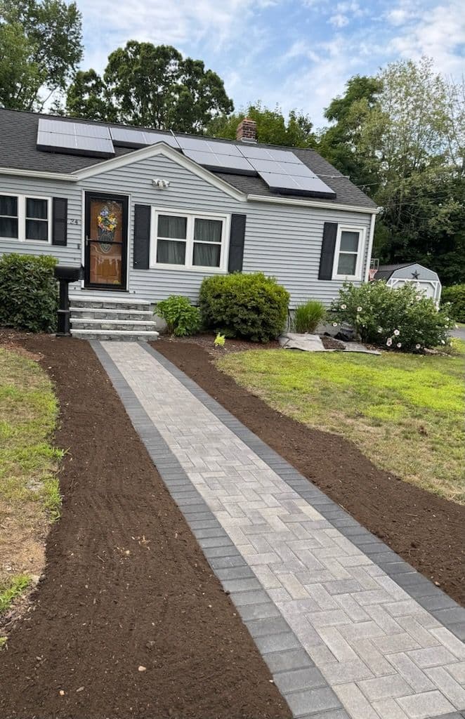 Stunning Boston Colonial Walkway Transformation image